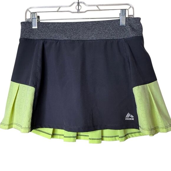 RBX Gray & Yellow X-Dry Tennis Skort Sz M Sporty, Outdoors, Pickleball - Picture 1 of 9